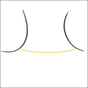 40 cm, court