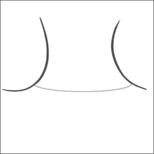 40 cm, court