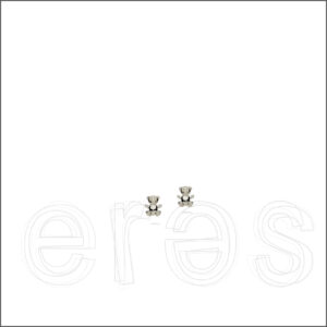 Boucles d'oreilles or gris