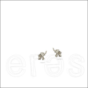 Boucles d'oreilles or gris