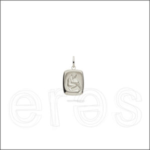 Pendentif or gris