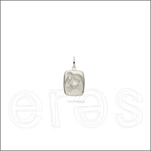 Pendentif or gris